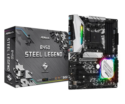 Материнская плата ASRock B450 Steel Legend Socket AM4
